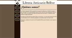 Desktop Screenshot of anticuario-bellver.com